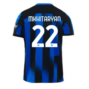 Inter Milan Henrikh Mkhitaryan #22 Domácí Dres 2023-24 Krátký Rukáv